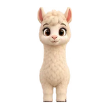 Alpaca, one of the eighteen Moove Out animals