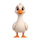 Goose, one of the eighteen Moove Out animals