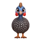 Guinea fowl, one of the eighteen Moove Out animals