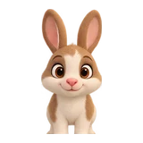 Rabbit, one of the eighteen Moove Out animals