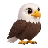 Bald eagle, one of the 64 TumbleWing birds