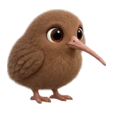 Kiwi, one of the 64 TumbleWing birds