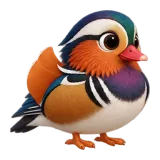 Mandarin duck, one of the 64 TumbleWing birds