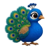 Peacock, one of the 64 TumbleWing birds