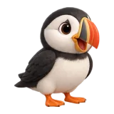 Puffin, one of the 64 TumbleWing birds