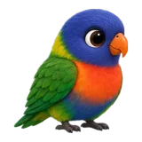 Lorikeet, one of the 64 TumbleWing birds