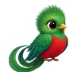 Quetzal, one of the 64 TumbleWing birds