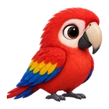 Macaw, one of the 64 TumbleWing birds