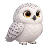 Snowy owl, one of the 64 TumbleWing birds