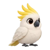 Cockatoo, one of the 64 TumbleWing birds